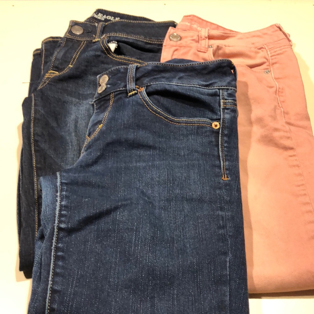 American eagle jeans lot of 3 size 4
